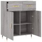 vidaXL Aparador de madera de ingeniería gris Sonoma 69,5x34x90 cm vidaXL Aparador de madera de ingeniería gris Sonoma 69,5x34x90 cm