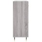 vidaXL Aparador de madera de ingeniería gris Sonoma 69,5x34x90 cm vidaXL Aparador de madera de ingeniería gris Sonoma 69,5x34x90 cm