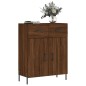 vidaXL Aparador de madera de ingeniería marrón roble 69,5x34x90 cm vidaXL Aparador de madera de ingeniería marrón roble 69,5x34x90 cm