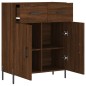 vidaXL Aparador de madera de ingeniería marrón roble 69,5x34x90 cm vidaXL Aparador de madera de ingeniería marrón roble 69,5x34x90 cm