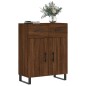 vidaXL Aparador de madera de ingeniería marrón roble 69,5x34x90 cm vidaXL Aparador de madera de ingeniería marrón roble 69,5x34x90 cm