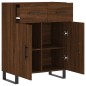 vidaXL Aparador de madera de ingeniería marrón roble 69,5x34x90 cm vidaXL Aparador de madera de ingeniería marrón roble 69,5x34x90 cm