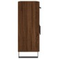 vidaXL Aparador de madera de ingeniería marrón roble 69,5x34x90 cm vidaXL Aparador de madera de ingeniería marrón roble 69,5x34x90 cm