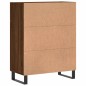 vidaXL Aparador de madera de ingeniería marrón roble 69,5x34x90 cm vidaXL Aparador de madera de ingeniería marrón roble 69,5x34x90 cm