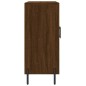 vidaXL Aparador de madera de ingeniería marrón roble 90x34x80 cm vidaXL Aparador de madera de ingeniería marrón roble 90x34x80 cm