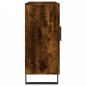 vidaXL Aparador de madera de ingeniería roble ahumado 90x34x80 cm vidaXL Aparador de madera de ingeniería roble ahumado 90x34x80 cm