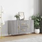 vidaXL Aparador de madera de ingeniería gris Sonoma 100x36x60 cm vidaXL Aparador de madera de ingeniería gris Sonoma 100x36x60 cm