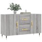 vidaXL Aparador de madera de ingeniería gris Sonoma 100x36x60 cm vidaXL Aparador de madera de ingeniería gris Sonoma 100x36x60 cm