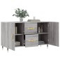 vidaXL Aparador de madera de ingeniería gris Sonoma 100x36x60 cm vidaXL Aparador de madera de ingeniería gris Sonoma 100x36x60 cm