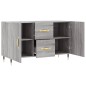 vidaXL Aparador de madera de ingeniería gris Sonoma 100x36x60 cm vidaXL Aparador de madera de ingeniería gris Sonoma 100x36x60 cm