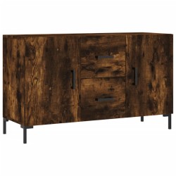 vidaXL Aparador madera de ingeniería roble ahumado 100x36x60 cm