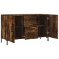 vidaXL Aparador madera de ingeniería roble ahumado 100x36x60 cm vidaXL Aparador madera de ingeniería roble ahumado 100x36x60 cm