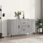 vidaXL Aparador de madera de ingeniería gris Sonoma 100x36x60 cm vidaXL Aparador de madera de ingeniería gris Sonoma 100x36x60 cm