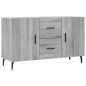 vidaXL Aparador de madera de ingeniería gris Sonoma 100x36x60 cm vidaXL Aparador de madera de ingeniería gris Sonoma 100x36x60 cm
