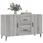 vidaXL Aparador de madera de ingeniería gris Sonoma 100x36x60 cm vidaXL Aparador de madera de ingeniería gris Sonoma 100x36x60 cm