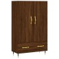 vidaXL Aparador alto madera de ingeniería roble marrón 69,5x31x115 cm vidaXL Aparador alto madera de ingeniería roble marrón 69,5x31x115 cm