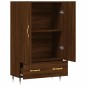 vidaXL Aparador alto madera de ingeniería roble marrón 69,5x31x115 cm vidaXL Aparador alto madera de ingeniería roble marrón 69,5x31x115 cm