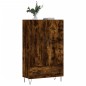 vidaXL Aparador alto madera de ingeniería roble ahumado 69,5x31x115 cm