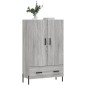 vidaXL Aparador alto madera de ingeniería gris Sonoma 69,5x31x115 cm vidaXL Aparador alto madera de ingeniería gris Sonoma 69,5x31x115 cm