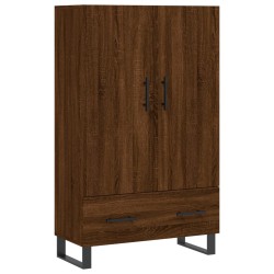 vidaXL Aparador alto madera de ingeniería roble marrón 69,5x31x115 cm