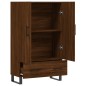 vidaXL Aparador alto madera de ingeniería roble marrón 69,5x31x115 cm vidaXL Aparador alto madera de ingeniería roble marrón 69,5x31x115 cm