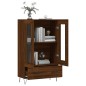 vidaXL Aparador alto madera de ingeniería roble marrón 69,5x31x115 cm vidaXL Aparador alto madera de ingeniería roble marrón 69,5x31x115 cm