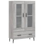 vidaXL Aparador alto madera de ingeniería gris Sonoma 69,5x31x115 cm vidaXL Aparador alto madera de ingeniería gris Sonoma 69,5x31x115 cm