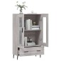 vidaXL Aparador alto madera de ingeniería gris Sonoma 69,5x31x115 cm vidaXL Aparador alto madera de ingeniería gris Sonoma 69,5x31x115 cm