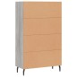 vidaXL Aparador alto madera de ingeniería gris Sonoma 69,5x31x115 cm vidaXL Aparador alto madera de ingeniería gris Sonoma 69,5x31x115 cm