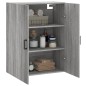 vidaXL Armario de pared gris Sonoma 69,5x34x90 cm