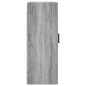 vidaXL Armario de pared gris Sonoma 69,5x34x90 cm