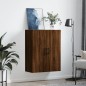 vidaXL Armario de pared marrón roble 69,5x34x90 cm vidaXL Armario de pared marrón roble 69,5x34x90 cm