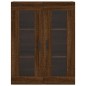 vidaXL Armario de pared marrón roble 69,5x34x90 cm