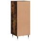 vidaXL Aparador madera de ingeniería roble ahumado 34,5x34x90 cm vidaXL Aparador madera de ingeniería roble ahumado 34,5x34x90 cm