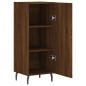vidaXL Aparador madera de ingeniería marrón roble 34,5x34x90 cm vidaXL Aparador madera de ingeniería marrón roble 34,5x34x90 cm