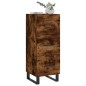 vidaXL Aparador madera de ingeniería roble ahumado 34,5x34x90 cm vidaXL Aparador madera de ingeniería roble ahumado 34,5x34x90 cm