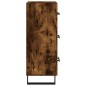 vidaXL Aparador madera de ingeniería roble ahumado 34,5x34x90 cm vidaXL Aparador madera de ingeniería roble ahumado 34,5x34x90 cm