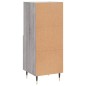vidaXL Aparador madera de ingeniería gris Sonoma 34,5x34x90 cm