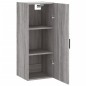 vidaXL Armario de pared gris Sonoma 34,5x34x90 cm