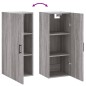vidaXL Armario de pared gris Sonoma 34,5x34x90 cm vidaXL Armario de pared gris Sonoma 34,5x34x90 cm