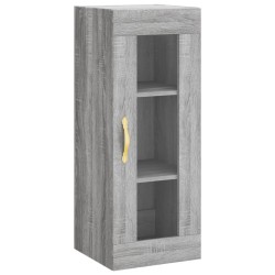vidaXL Armario de pared gris Sonoma 34,5x34x90 cm