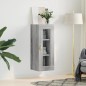 vidaXL Armario de pared gris Sonoma 34,5x34x90 cm vidaXL Armario de pared gris Sonoma 34,5x34x90 cm
