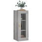 vidaXL Armario de pared gris Sonoma 34,5x34x90 cm vidaXL Armario de pared gris Sonoma 34,5x34x90 cm