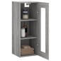 vidaXL Armario de pared gris Sonoma 34,5x34x90 cm vidaXL Armario de pared gris Sonoma 34,5x34x90 cm
