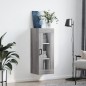 vidaXL Armario de pared gris Sonoma 34,5x34x90 cm vidaXL Armario de pared gris Sonoma 34,5x34x90 cm