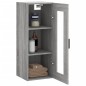 vidaXL Armario de pared gris Sonoma 34,5x34x90 cm vidaXL Armario de pared gris Sonoma 34,5x34x90 cm