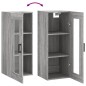 vidaXL Armario de pared gris Sonoma 34,5x34x90 cm vidaXL Armario de pared gris Sonoma 34,5x34x90 cm