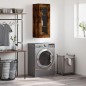 vidaXL Armario de pared roble ahumado 34,5x34x90 cm vidaXL Armario de pared roble ahumado 34,5x34x90 cm