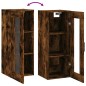 vidaXL Armario de pared roble ahumado 34,5x34x90 cm vidaXL Armario de pared roble ahumado 34,5x34x90 cm