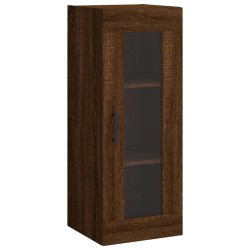 vidaXL Armario de pared marrón roble 34,5x34x90 cm